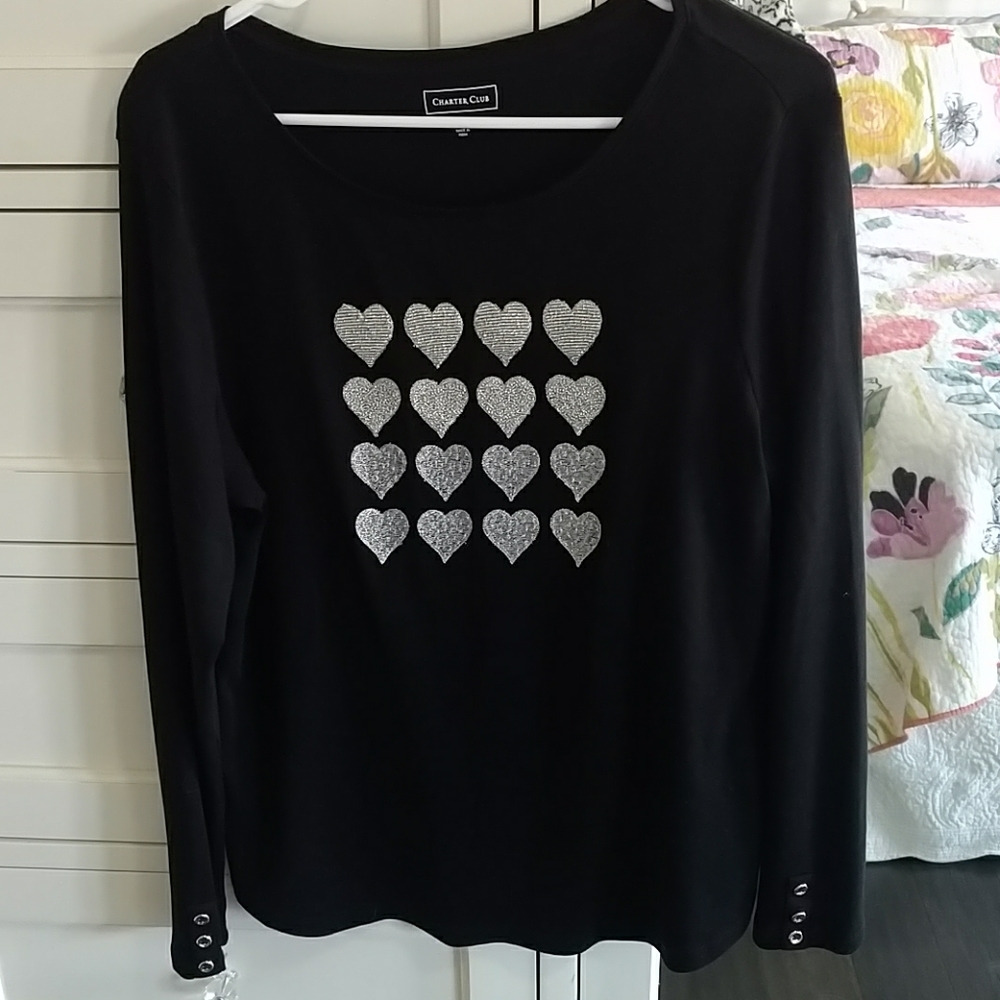 Charter Club Long Sleeve T-Shirt